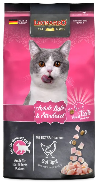 LEONARDO® Trockenfutter - Adult Light & Sterilised 1,8kg