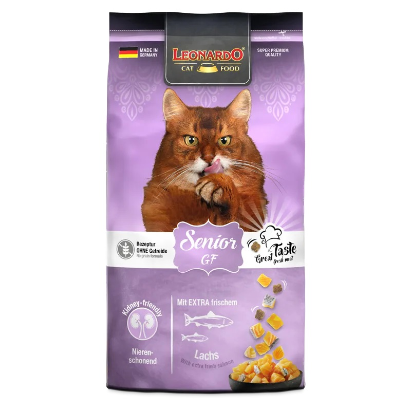 LEONARDO® Trockenfutter - Senior GF 1,8kg mit Lachs, Getreidefrei