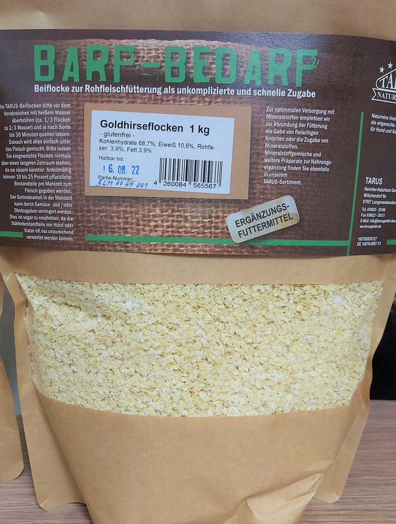 Tarus Beiflocken Goldhirse 1kg 