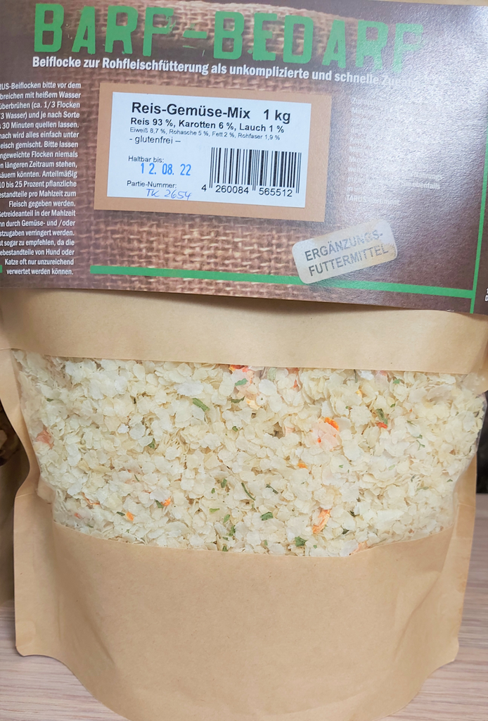 Tarus Beiflocken Reis Gemüse Mix 1kg 