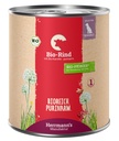 Herrmann's Hunde Dose - Bio-Rind mit Karotten und Süßkartoffel  - 800g für Hunde Nassfutter purinarm sensibel