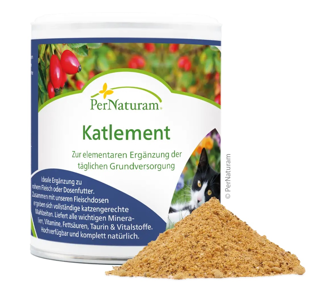 PerNaturam Katlement 100g - Ergänzung zu rohem Fleisch oder Dosenfutter für Katzen