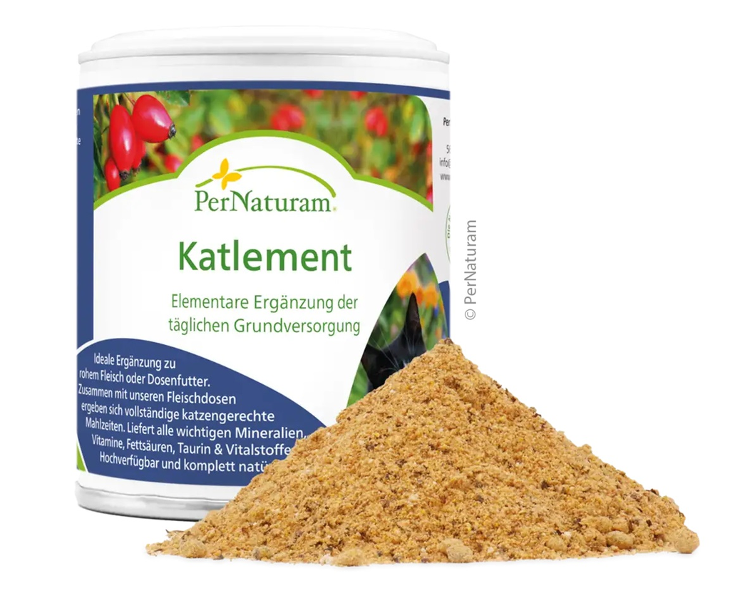 PerNaturam Katlement 50g - Ergänzung zu rohem Fleisch oder Dosenfutter für Katzen