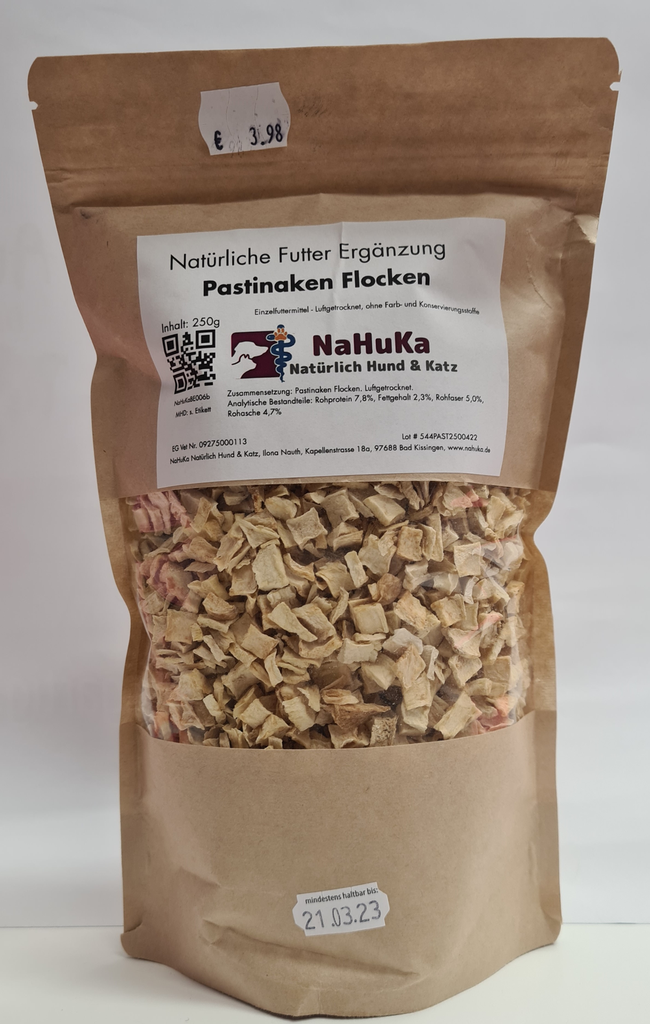 NaHuKa Beiflocken - Pastinaken Flocken 250g - getrocknet