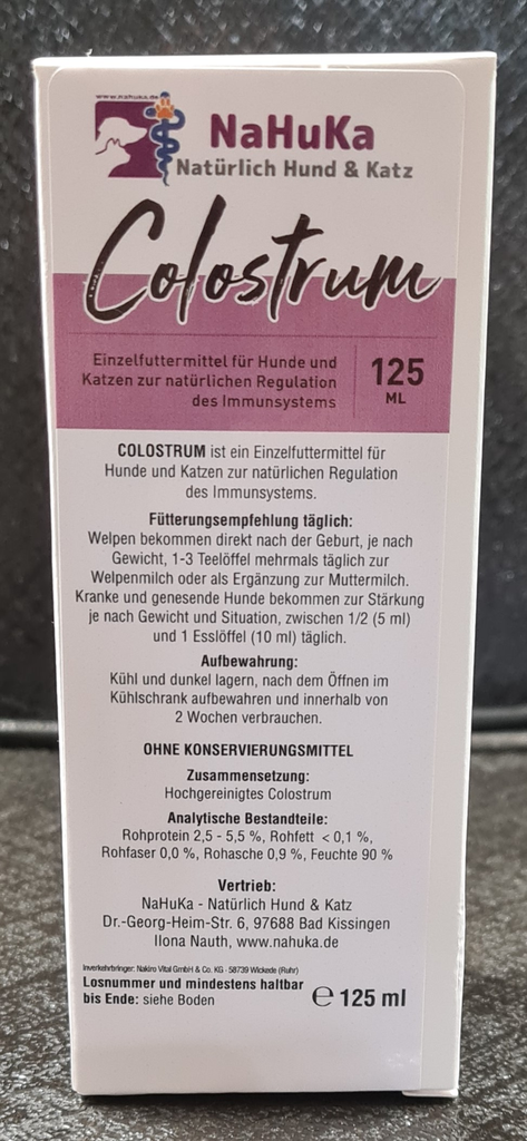 NaHuKa Colostrum flüssig 125 ml (Rinderkolostrum)