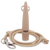 ACME Hundepfeife 211.5 Nougat (hellbraun) mit Pfeifenband