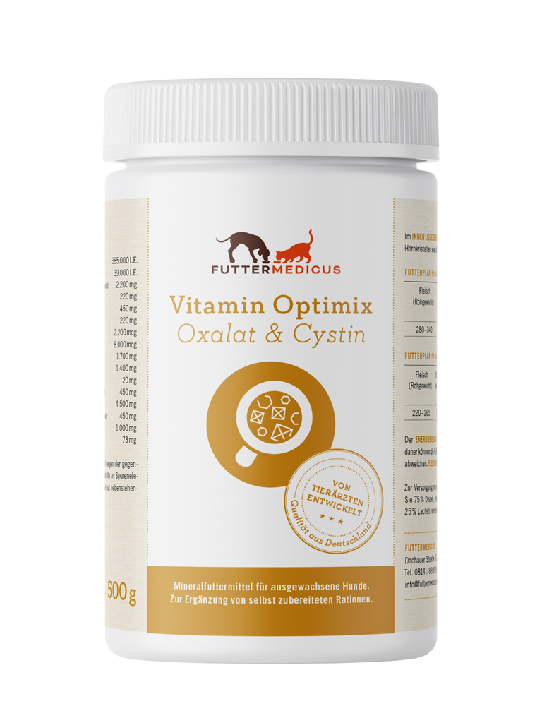 FutterMedicus Vitamin Optimix Oxalat und Cystin 500 g