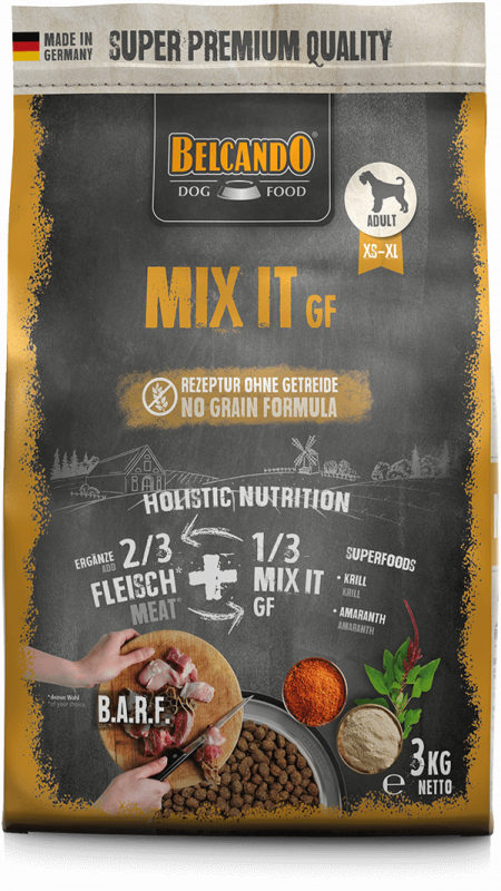 BELCANDO® Futterergänzung MIX IT GF 3kg für Hunde 