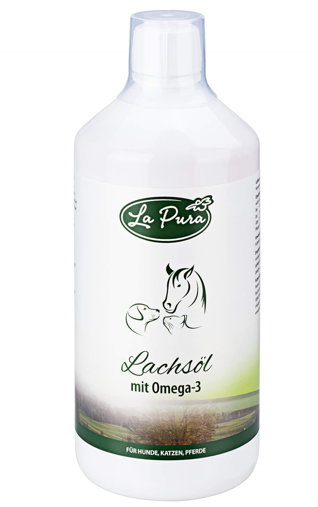 LaPura Lachsöl 1000ml - kaltgepresst aus Norwegen