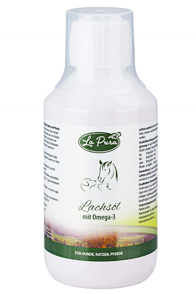 LaPura Lachsöl 250ml - kaltgepresst aus Norwegen