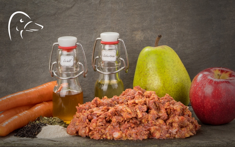 BARF Entenfleisch 500g - Komplettmenü für Hunde