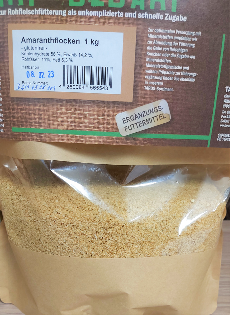 Tarus Beiflocken Amaranth 1kg