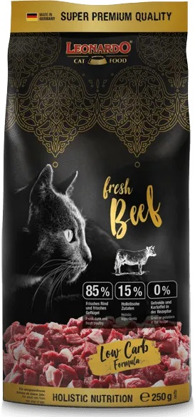 LEONARDO® Trockenfutter - fresh Beef 250g - Rindfleisch, Getreidefrei