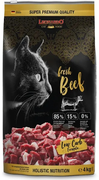 LEONARDO® Trockenfutter - fresh Beef 4kg - Rindfleisch, Getreidefrei