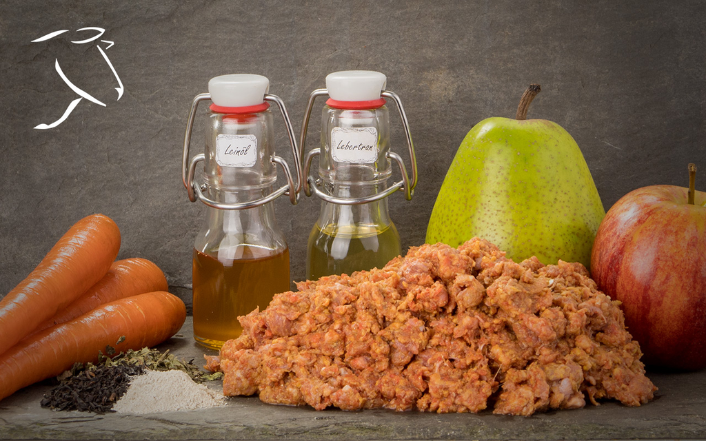 BARF Lammfleisch 500g - Komplettmenü für Hunde