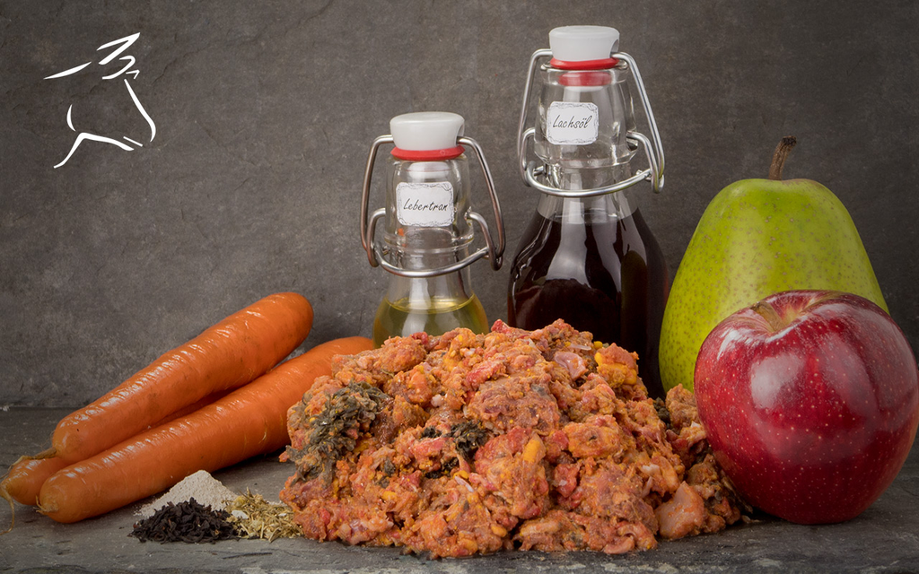 BARF Pro Derma - Rind 500g - Komplettmenü für Hunde