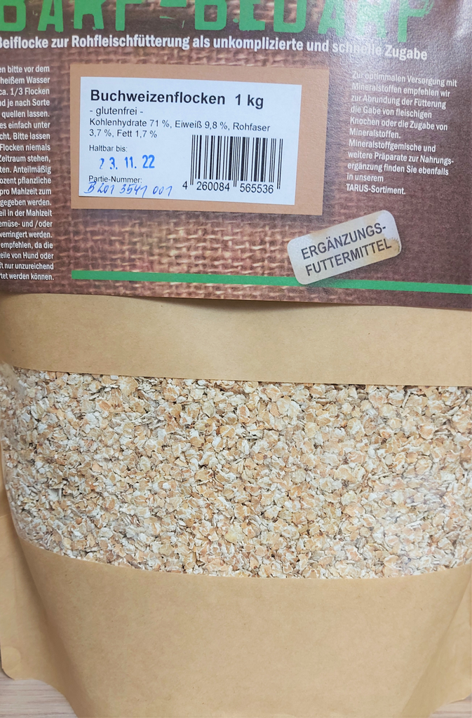 Tarus Beiflocken Buchweizenflocken 1kg
