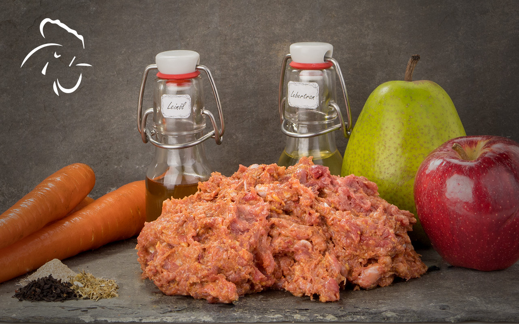 BARF Huhn 250g - Komplettmenü für Hunde