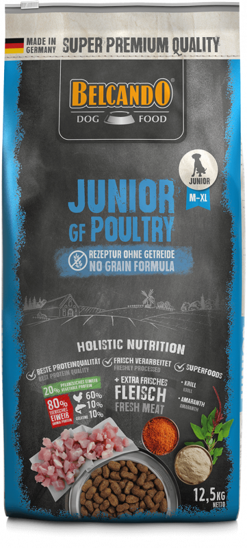 BELCANDO® Trockenfutter Junior GF Poultry 12,5kg für Junior Hunde