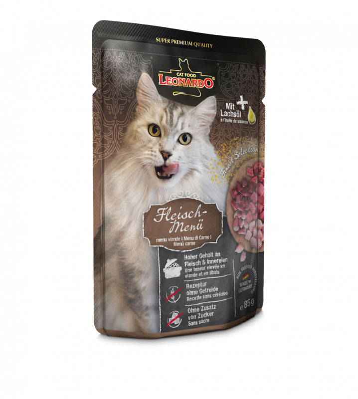 LEONARDO® Pouches 85g Fleischmenü - Frischebeutel