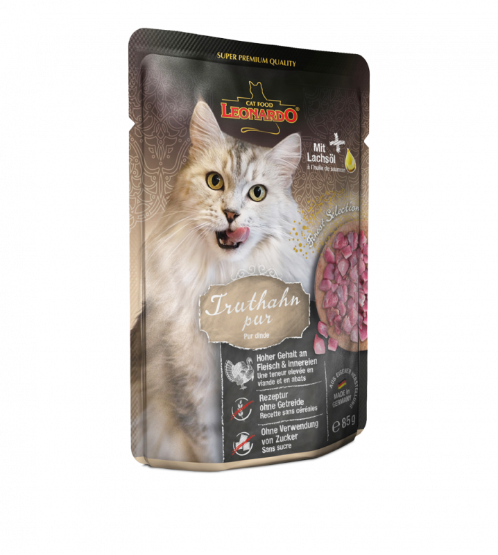 LEONARDO® Pouches 85g Truthahn pur - Frischebeutel