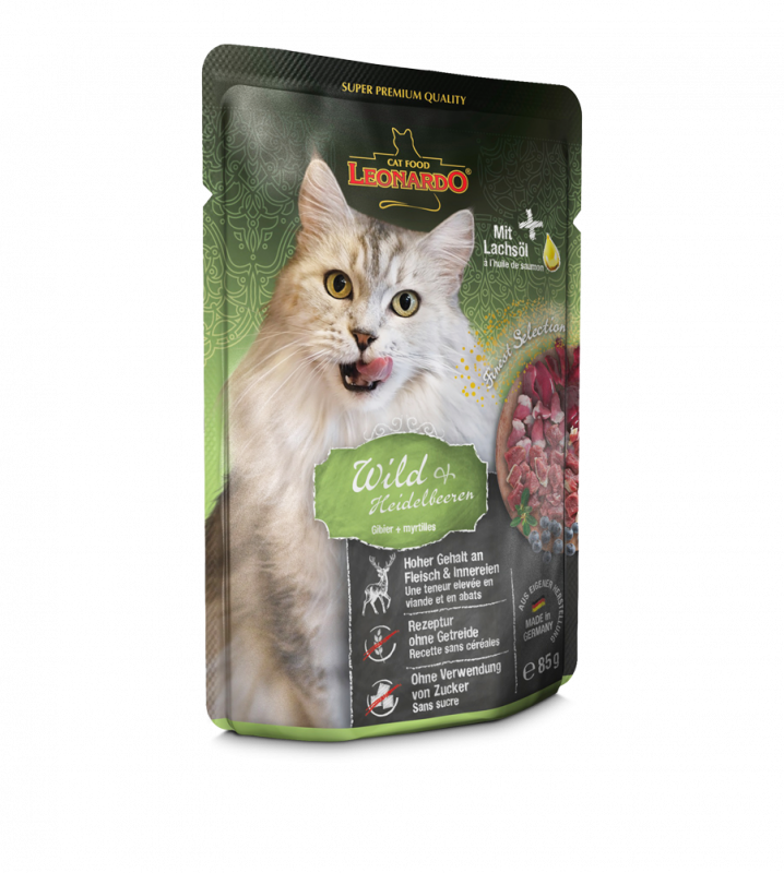LEONARDO® Pouches 85g Wild & Heidelbeeren - Frischebeutel