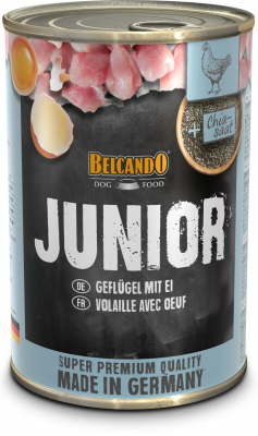 BELCANDO® Dose 400g Junior Geflügel mit Ei