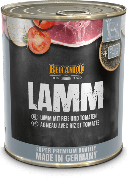 BELCANDO® Dose 800g Lamm mit Reis & Tomaten