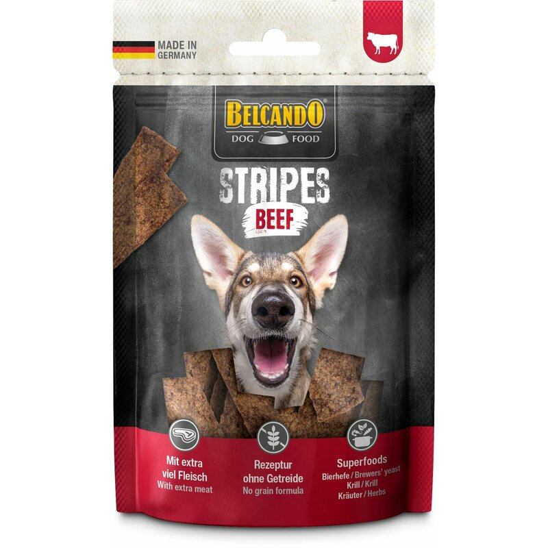 BELCANDO® Stripes Beef 70g - Kaustreifen für Hunde