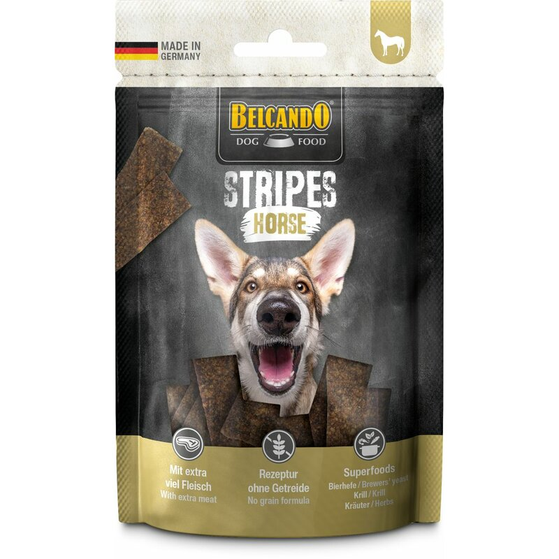 BELCANDO® Stripes Horse 70g - Kaustreifen für Hunde
