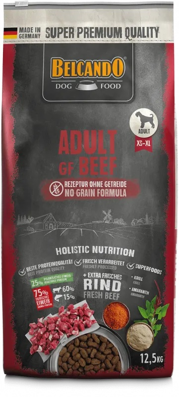 BELCANDO® Trockenfutter Adult GF Beef 12,5kg für Hunde 