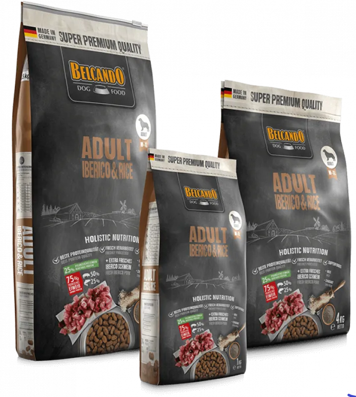 BELCANDO® Trockenfutter Adult Iberico & Reis 12,5kg für Hunde 