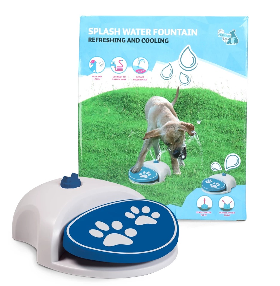 CoolPets Splash Water Fountain Trinkbrunnen