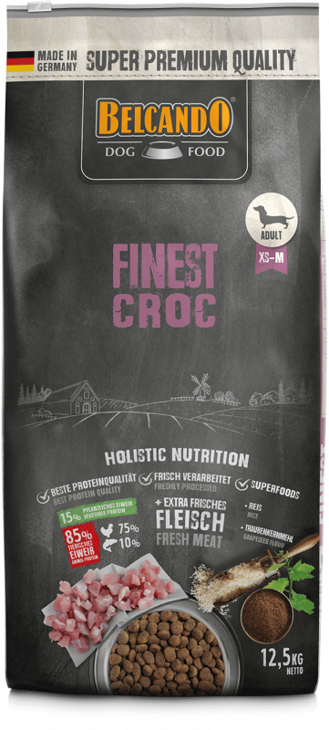 BELCANDO® Trockenfutter Finest Croc 12,5kg für Hunde 