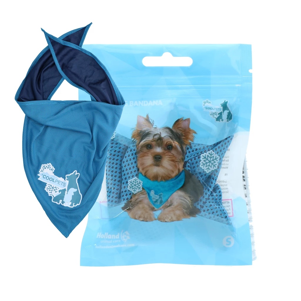 CoolPets Cooling Bandana 30x30cm S Kühlendes Halstuch für Hunde