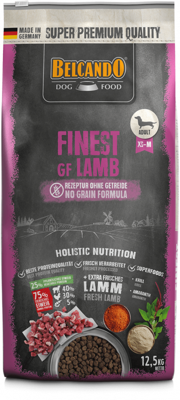 BELCANDO® Trockenfutter Finest GF Lamb 12,5kg für Hunde