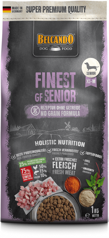BELCANDO® Trockenfutter Finest GF Senior 1kg für Hunde