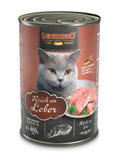 [P0001683] LEONARDO® Premium-Dose: Reich an Leber - 400g