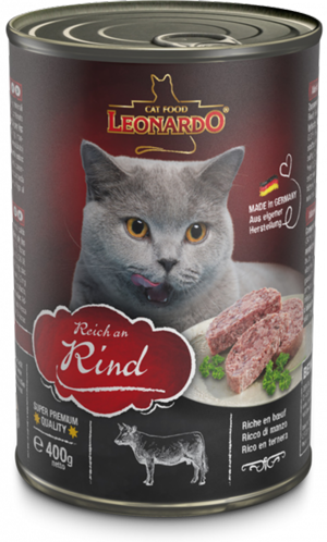 [P0001685] LEONARDO® Premium-Dose: Reich an Rind 400g