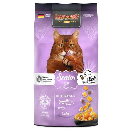 [P0001982] LEONARDO® Trockenfutter - Senior GF 300g mit Lachs, Getreidefrei