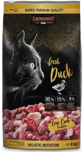[P0001988] LEONARDO® Trockenfutter - fresh Duck 4kg - Entenfleisch, Getreidefrei