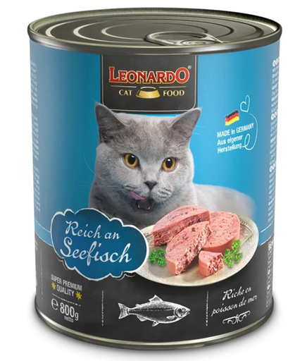 [P0002724] LEONARDO® Premium-Dose: Reich an Seefisch 800g