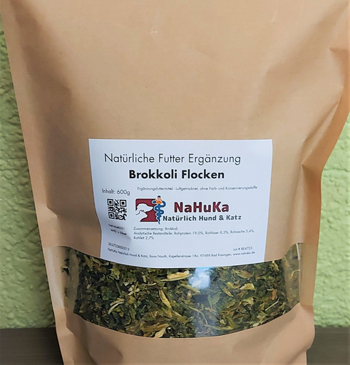 [NaHuKaBE021] NaHuKa Beiflocken - Brokkoli 600g getrocknet
