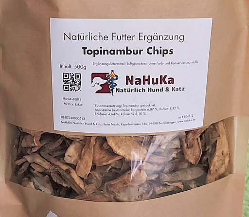 [NaHuKaBE018] NaHuKa Beiflocken - Topinambur Chips 500g  