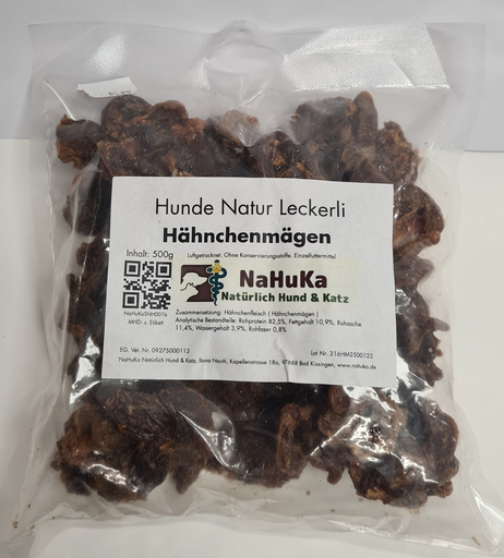 [NaHuKaSNH001] NaHuKa Natur Leckerli - Hähnchenmägen 250g