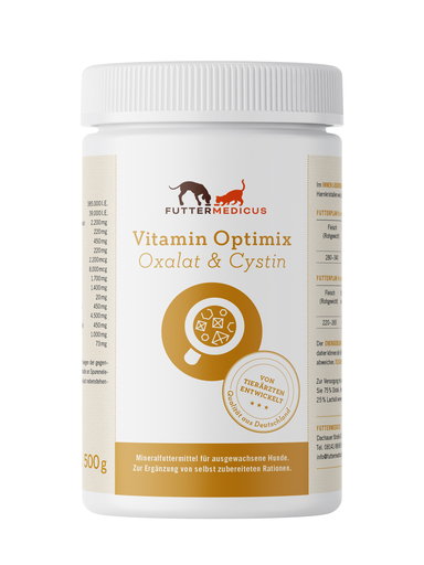 [FM1VP181500] FutterMedicus Vitamin Optimix Oxalat und Cystin 500 g