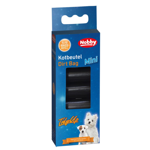 [No67399] Nobby Kotbeutel 5 Rollen a 10 Beutel MINI