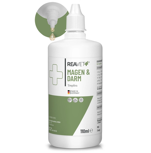 [RV220080-0110] REAVET Magen & Darm Tropfen 110ml für Hunde und Katzen