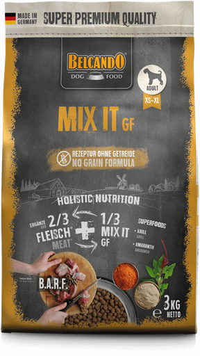 [P0000879] BELCANDO® Futterergänzung MIX IT GF 3kg für Hunde 