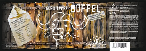 [P0008040] Tarus Edelhappen Büffel 800g pur - Reinfleischdose